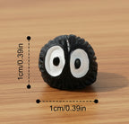 Black and white product with measurements on a light gray background