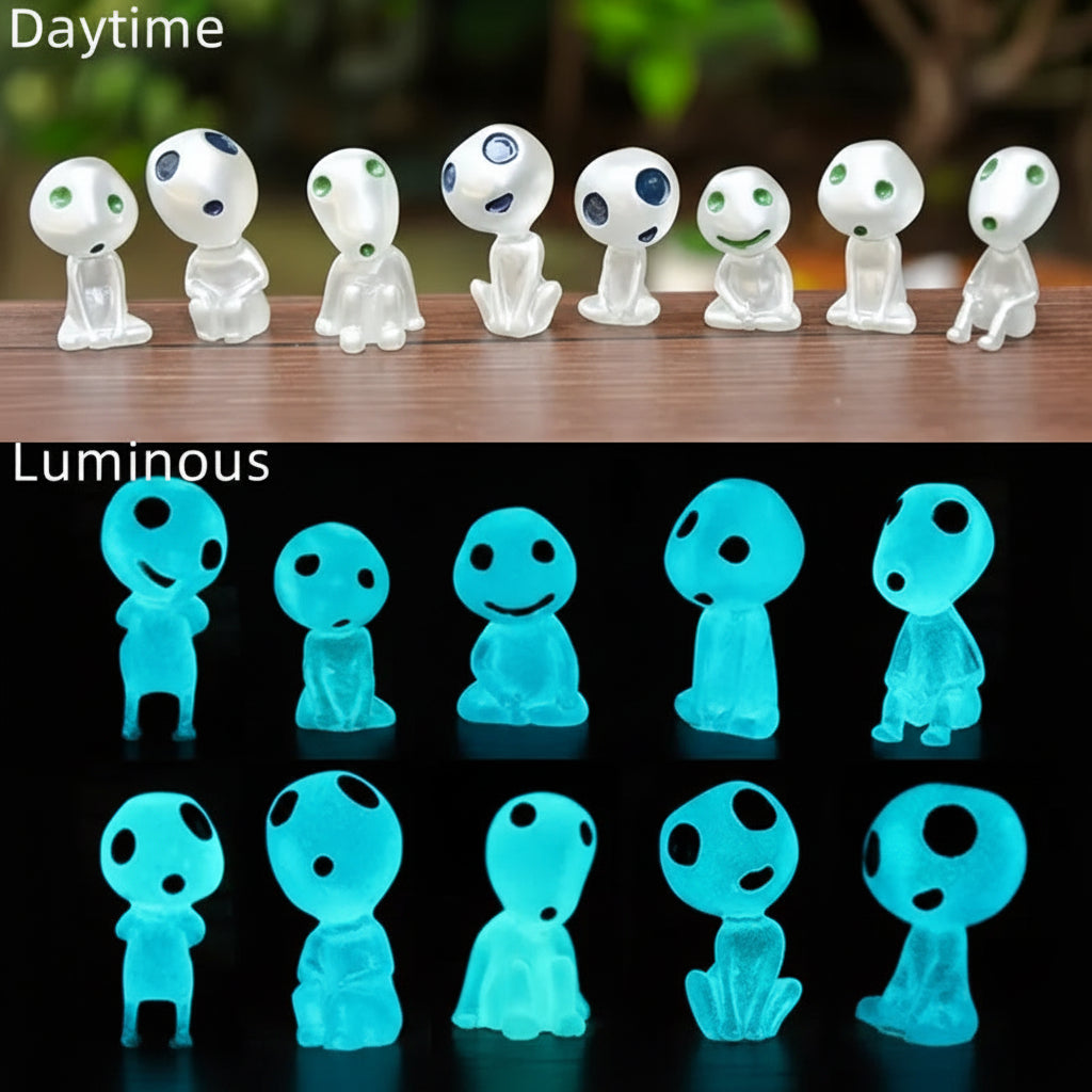 Comparison of luminous figures under day and night lighting conditions.