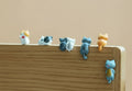 Set of cat-shaped mini figurines